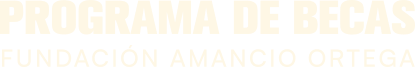 Logo Becas Fundación Amancio Ortega
